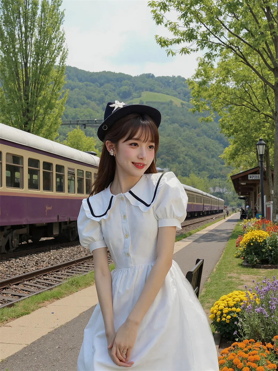 Sommerkleider für Damen 2025, lässig, Basics, täglich, plissiert, handgefaltet, gerüscht, Rüschen, Rüschen, gerafft, Smockstern, gestuft, gestapelt