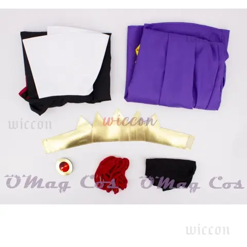 Snow Cos White Evil Queen Cosplay-kostym med krona Evil Queen-kostym Skurkig kvinna Cosplay-kostym Halloween-kostymer 6 best sales ond drottning kostym - №1