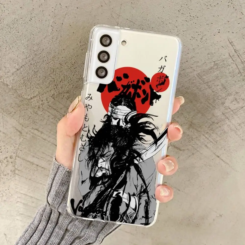 اليابانية Vagabond الساموراي قضية الهاتف لسامسونج غالاكسي S 20 30 21 22 23 24 A 30 50 31 32 51 70 71 72 73 الترا زائد لايت