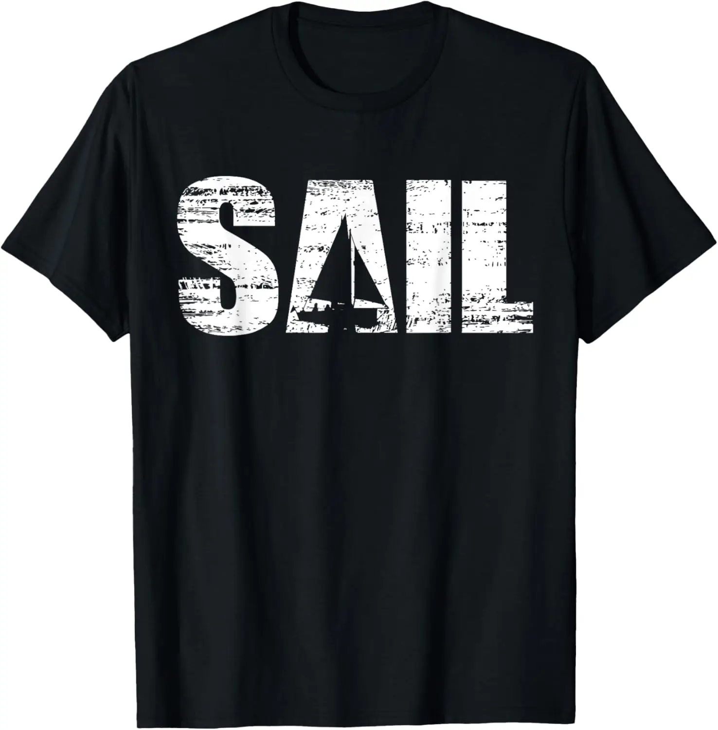 

Cool distressed sailing t-shirt for sailors