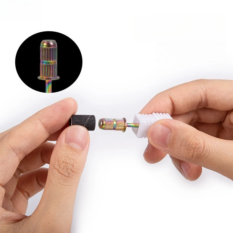 80/120/180/240 korrel elektrische professionele nagelboor schuurbanden, ongeparfumeerde nagelboren voor manicure- en pedicuregereedschap