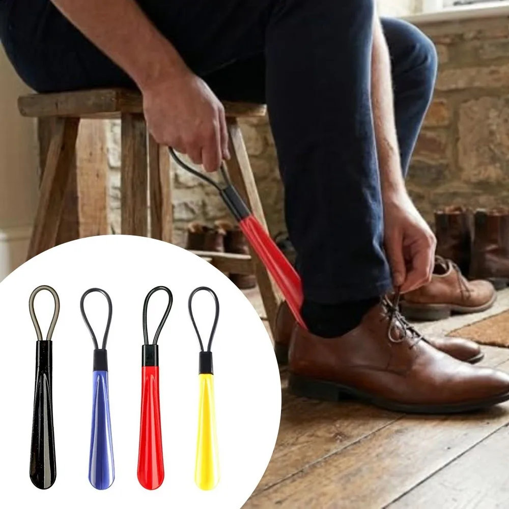 

Профессиональный пластиковый рожок для обуви 30 см в форме ложки, прочный, с длинной ручкой, для снятия обуви, аксессуар для обуви