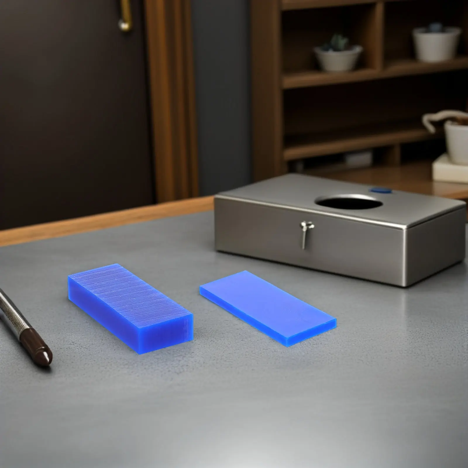 

1Set Jewelry Carving Mold Blue Hard Wax Blocks Smooth Firm Sheets for Easy Carving with Wax Tube Set DIY Jewelry Casting