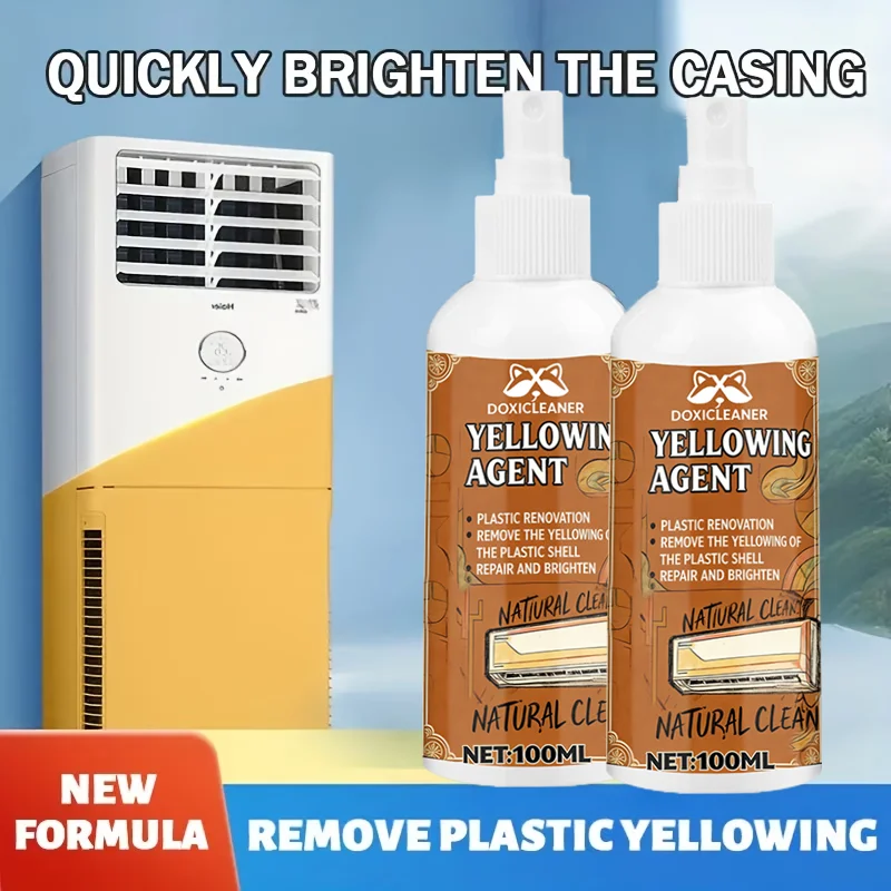 Plastic Restoration Spray - Quickly Remove Yellowing, Repair Air Conditioning Unit, Car