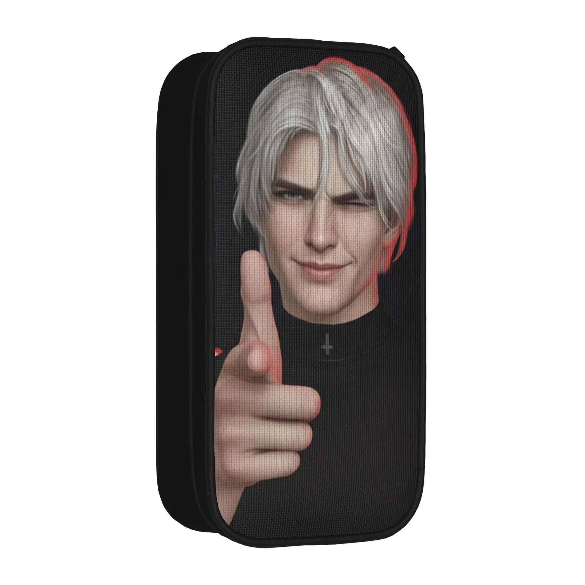 Romance Club Stories I Play Xander van Hayes Pencil Case Pencil Box Pen for Girls Boys Big Capacity Bag School Zipper Stationery