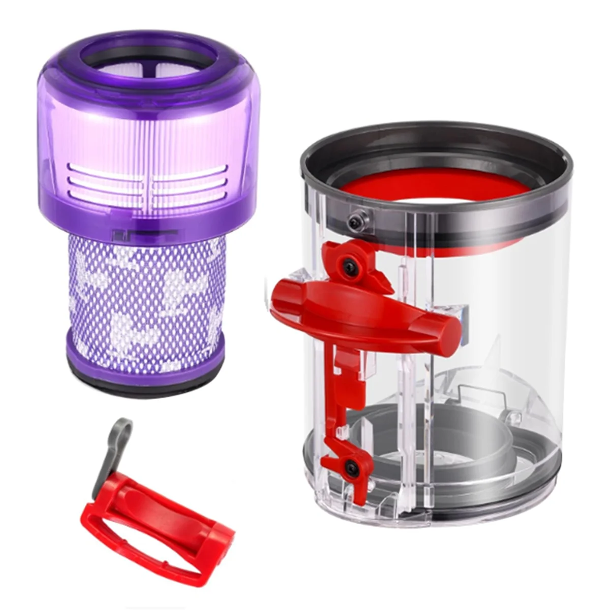 

A14G-Replacement Dustbin and Filter for V10 Slim V12 Digital Slim Vacuum Cleaner Accessories Dust Bucket Collector