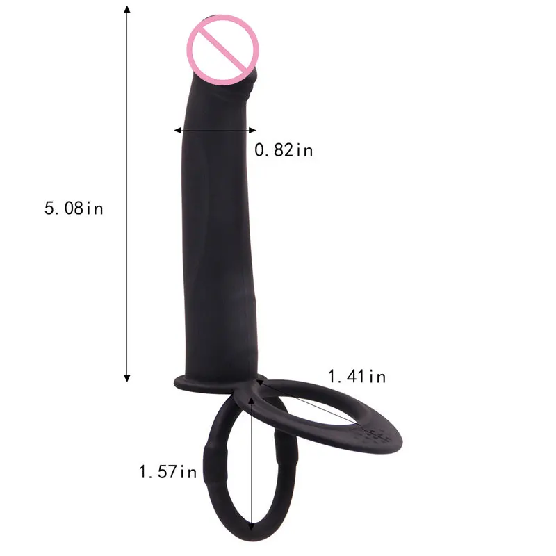 مزدوج الاختراق القضيب دسار الهزاز الجنس لعب للنساء الرجال المثيرة الشرج الخرز بعقب المكونات G بقعة تدليك المهبل الكبار لعبة 18 #6