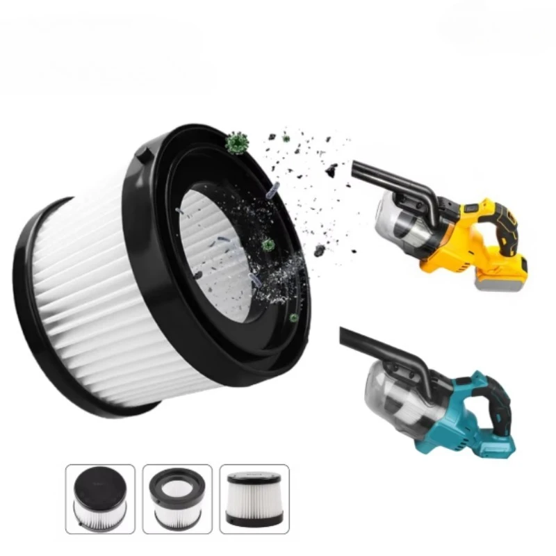 1/2/4pcs Replacement Filters For DEWALT DCV501HB Cordless Handheld Vacuum Cleaner Filters For Makita Vacuum Cleaners
