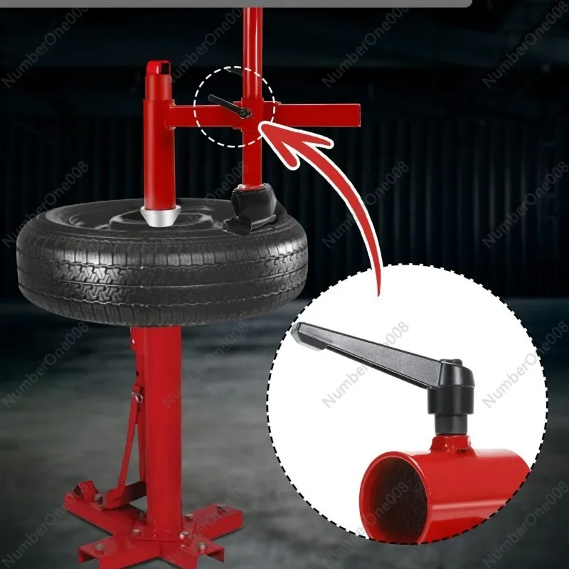 طقم رأس البط اليدوي لتغيير الإطارات (مع مخروط فضي) مع مبدل الإطارات #3