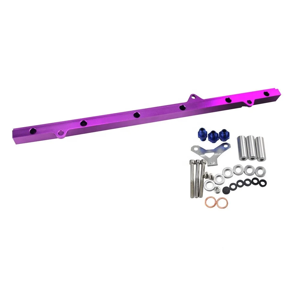 ALUMINUM HIGH FLOW RACING FUEL INJECTOR RAIL KIT For JZA80 2JZ-GTE 2JZ