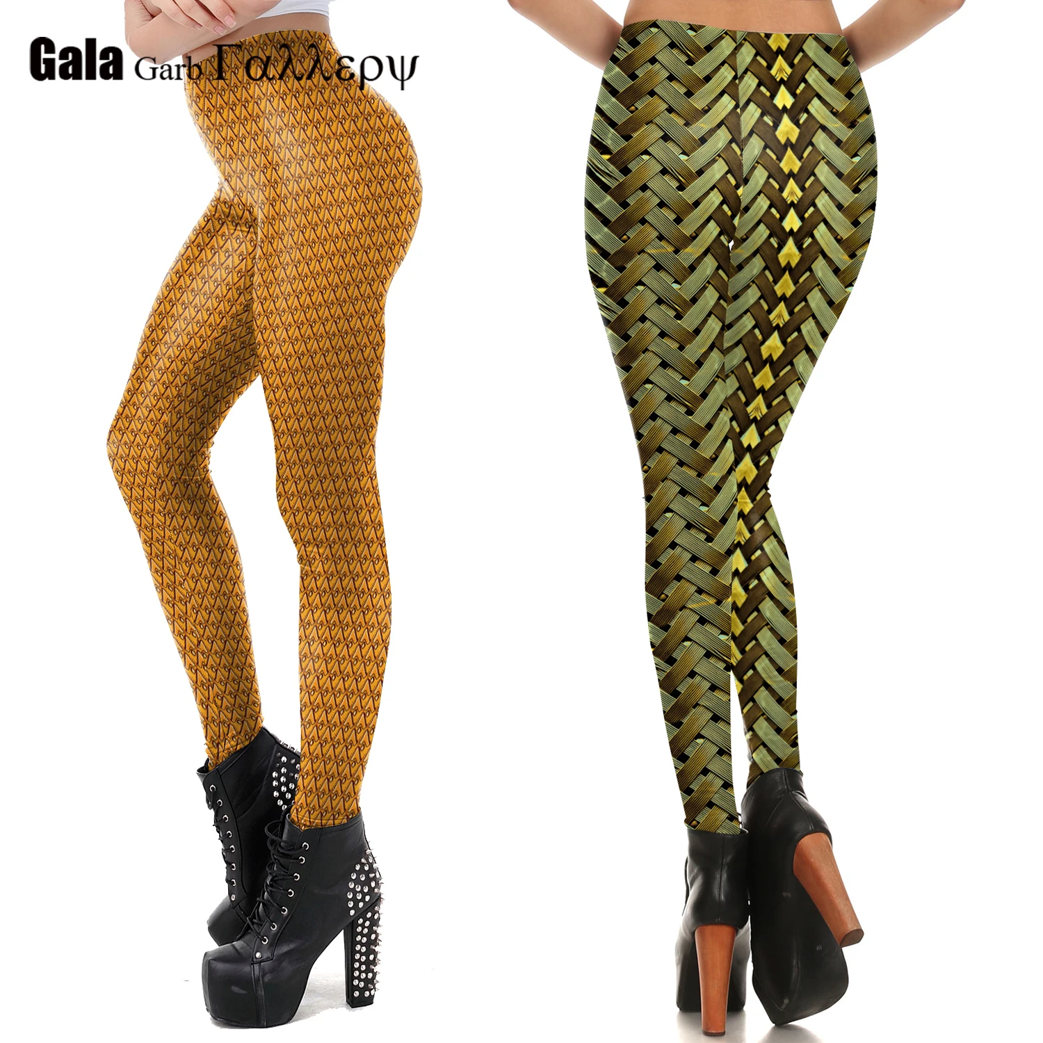 3D Damen Yogahose Casual Sexy Gym Weave Bedruckte Leggings Hohe Taille Elastisch Sport Slim Fit Stretchhose Yogahose
