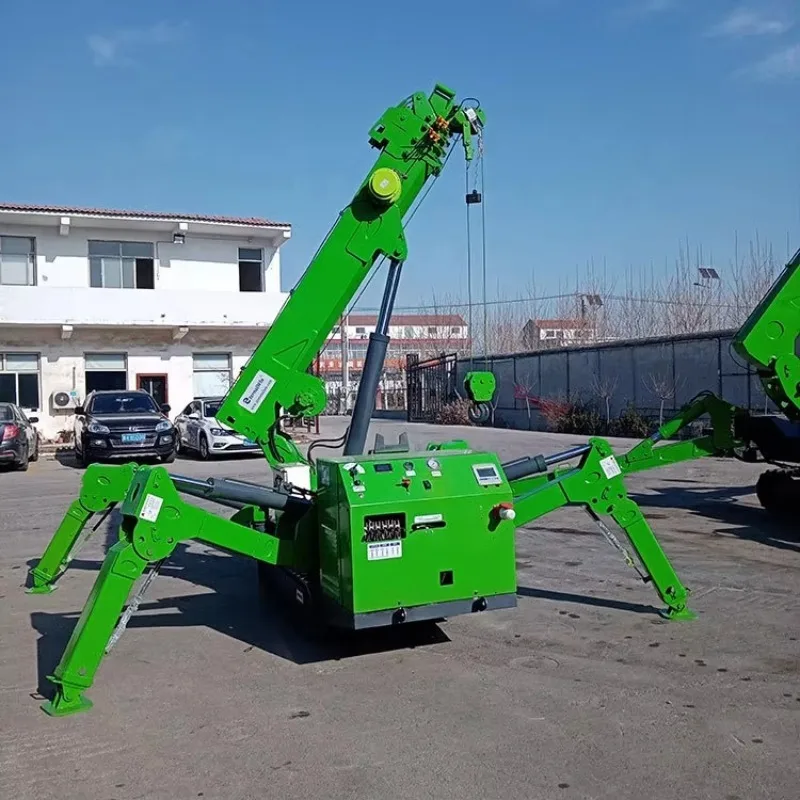 Customized Heavy Load Spider Lift Crane Remote Control High Capacity