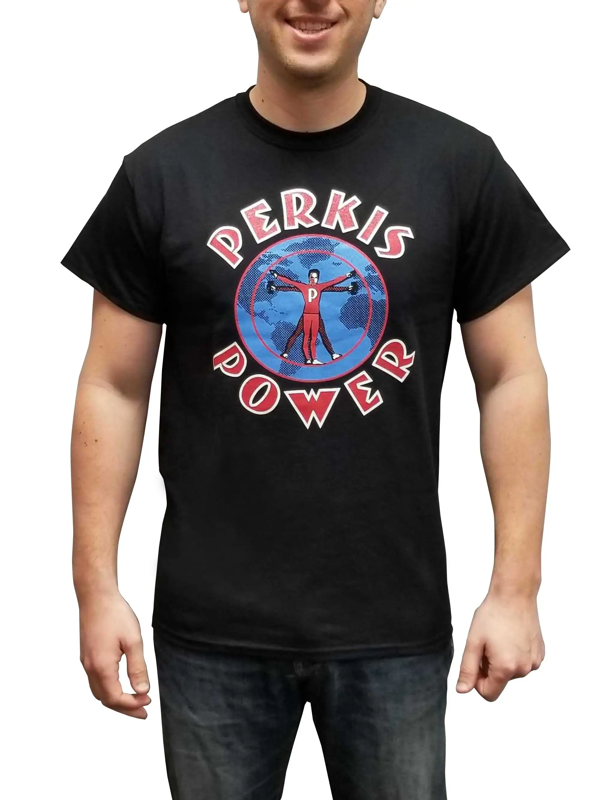 Perkis Power Camp Counselor Black T Shirt