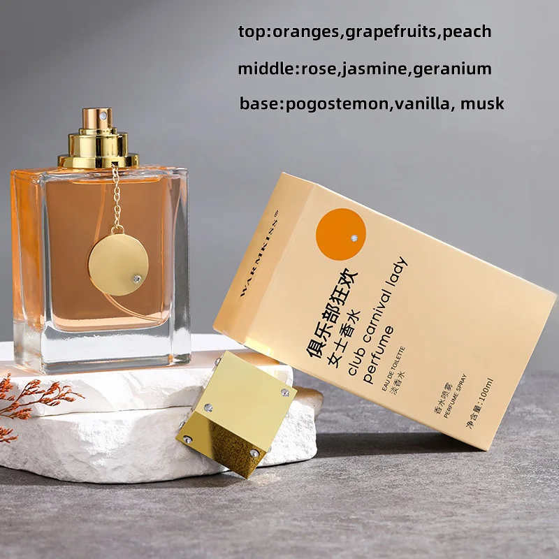 Parfum ringan klub malam uniseks, parfum kayu wangi tahan lama 100ml