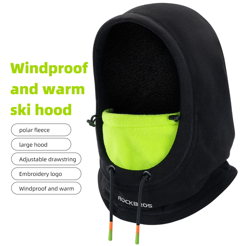 ROCKBROS Winter Cycling Scarf  Keep Warm Cap Ski Windproof Balaclava Full Face Cover Bike Mask Motorcycle Warm Scarf Mask