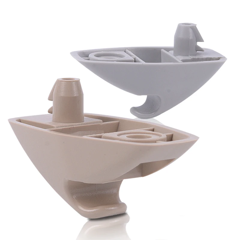 Runmade-colgador de soporte para visera, gancho para parasol, color Beige y gris, para Volkswagen Golf MK2 Passat B2 B3 B4 Polo Derby Vento Mk2 191857559