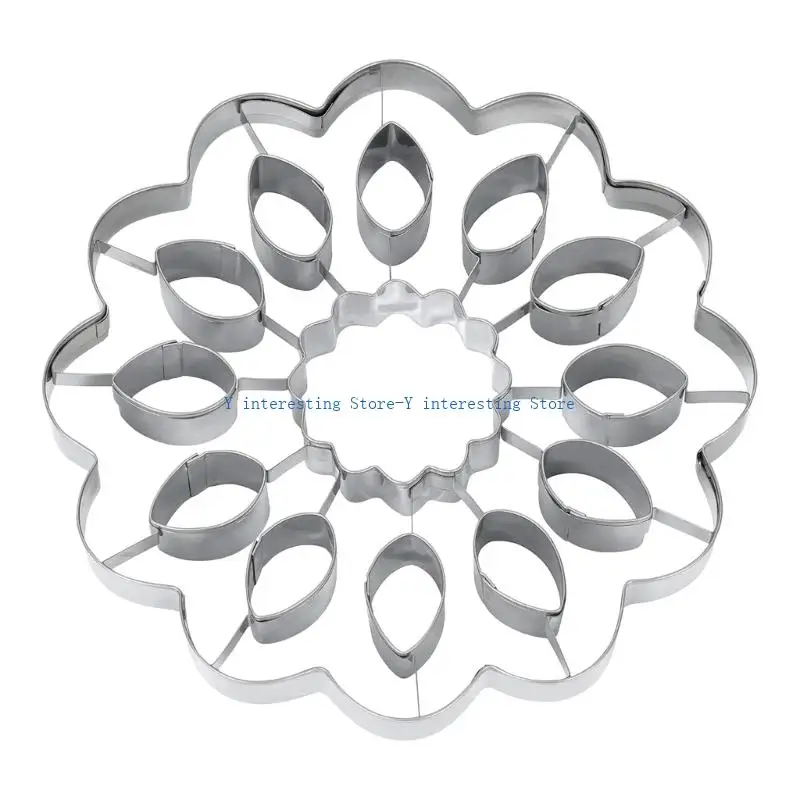 

896A Stainless Steel Sun Flower Pie Cutter Pasty Mold Decorative Baking Tool