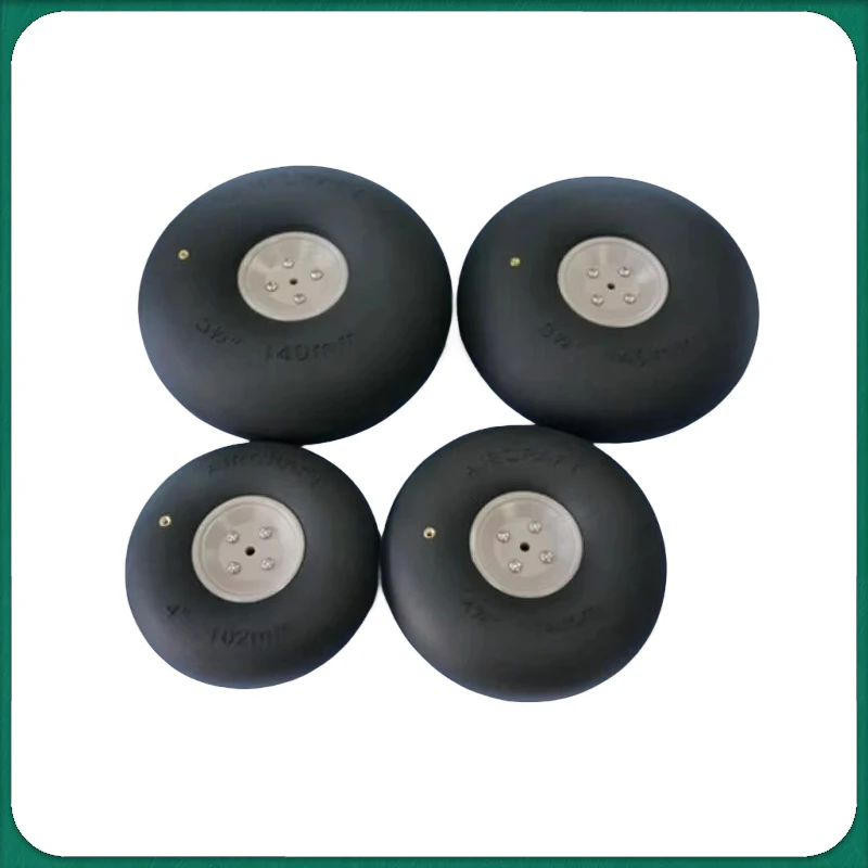 Roues de train d'atterrissage pour avion RC, roues pour partenaires, aile, modèle d'avion, 4.5, 1 pièce