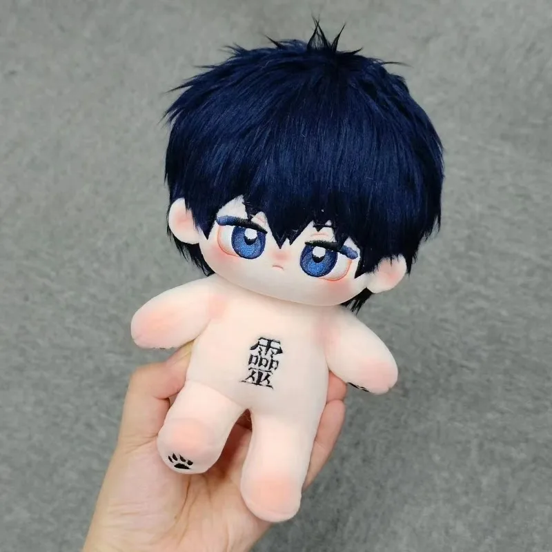 Anime Attack On Titan Levi·Ackerman 20cm Plush Doll Toy Body Cosplay Bag Acc Decor Cute