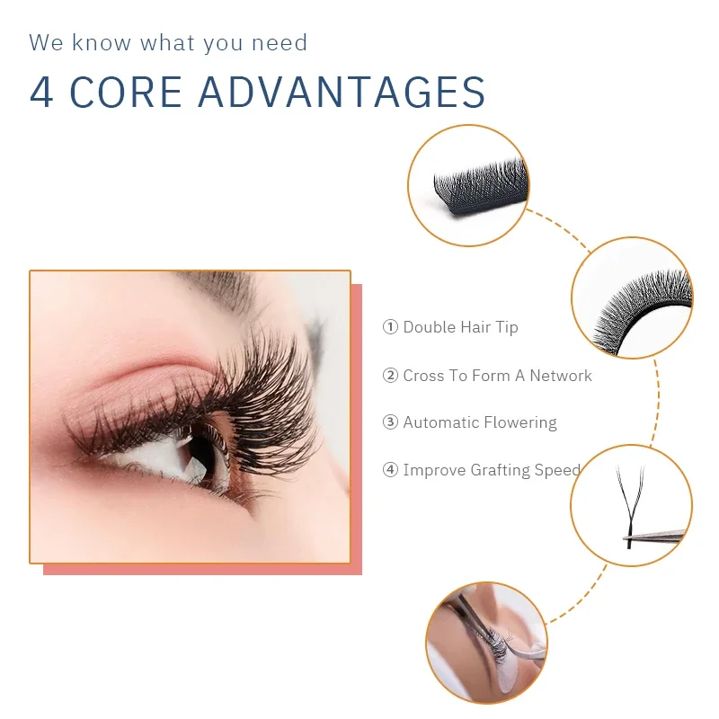 SONG LASHES  0.05 0.07  YY  premade fans eyelash extensions  for salon  individual eyelash extensions YY lash for  lash artist