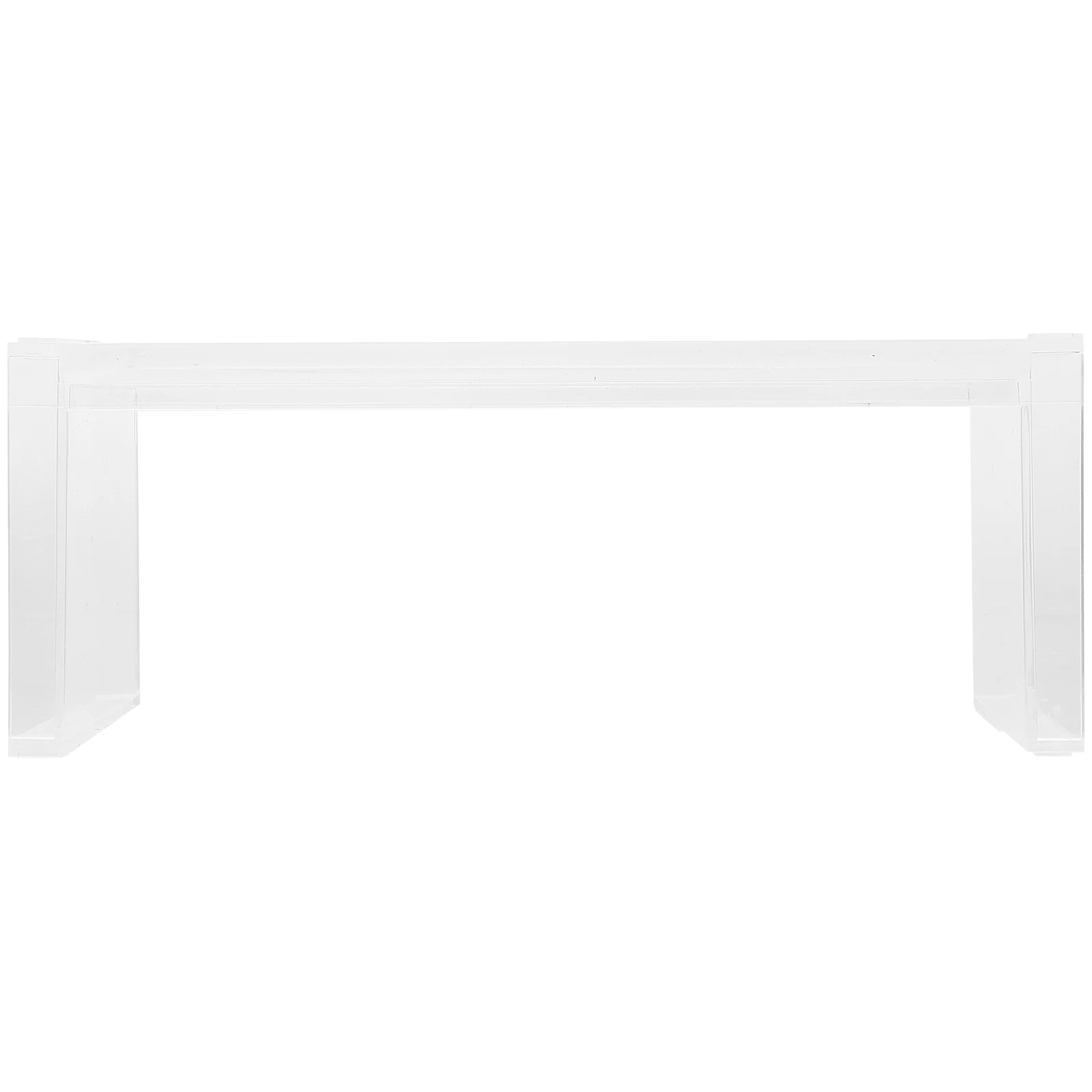 

1 set 3 Layers Desktop Storage Rack Transparent Toy Display Stands Organizer Rectangular Model Shelf Tabletop