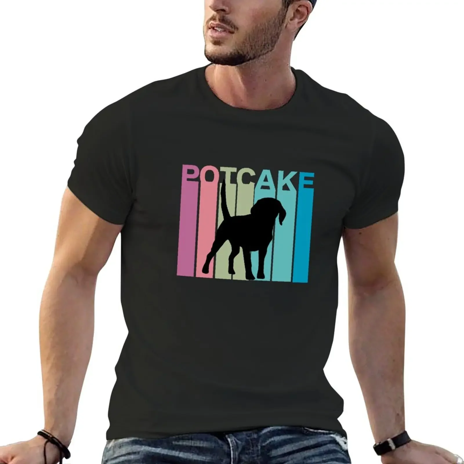 Potcake Dog for potcake Lover Dad Mom T-Shirt plain cheap stuff Short sleeve tee vintage anime shirt mens workout shirts