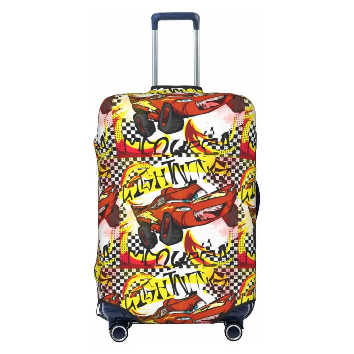 

Чехол для дорожного чемодана Custom Lightning Car M-McQueen, пылезащитный, с мультяшным рисунком, подходит для чемоданов 18-32 дюймов