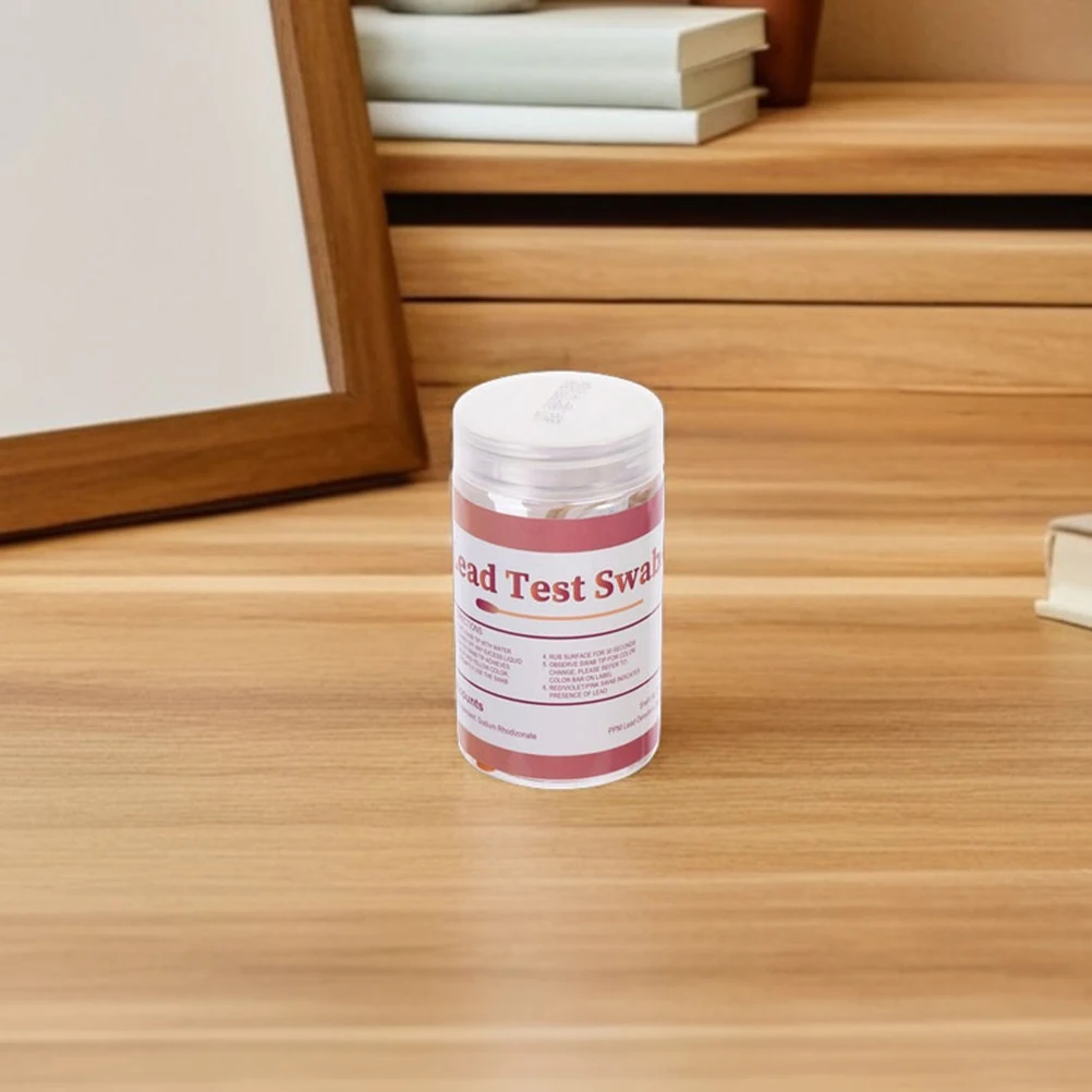 

30Pcs Lead Testing Swabs Rapid Result Surface Analysis Kit for Dishes Painted Furniture Jewelry Metal Crockery Wood Lead Hazard