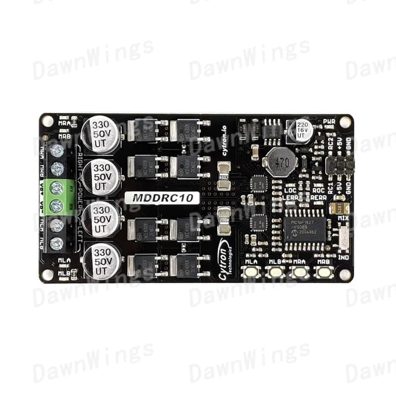 سائق محرك DC Cytron MDDRC10 10Amp 7V-30V لـ R/C (قناتين)
