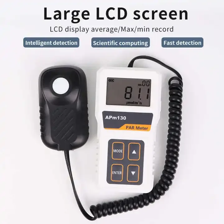 2026 APM130 High Accuracy Digital Par Meter Light Energy Meter For Agricultural