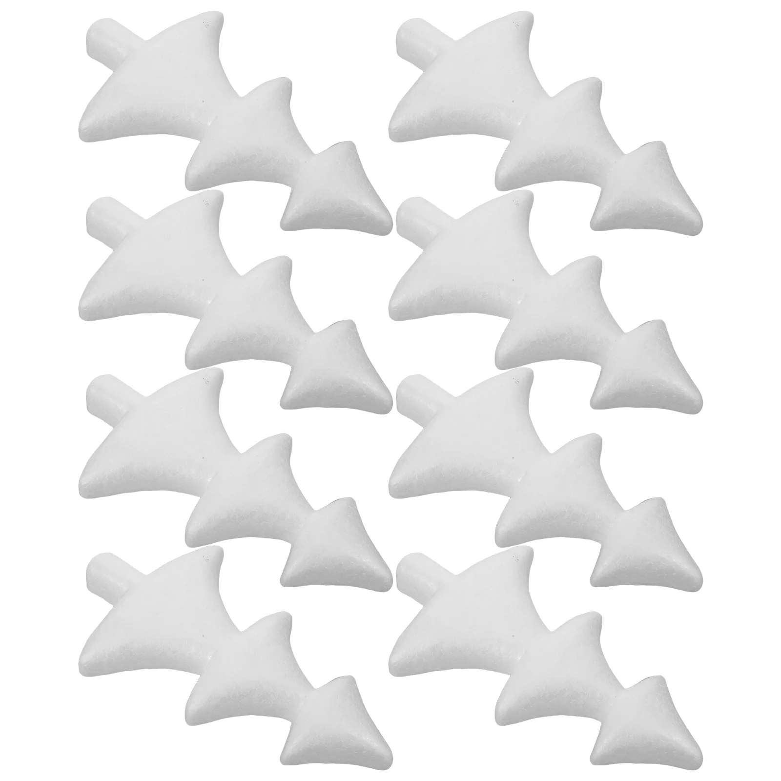 

8Pcs 27Cm Foam Half Trees for Christmas DIY Crafts Realistic Snowy Scene Decor Easy to Paint Reusable Holiday Decorating Foam