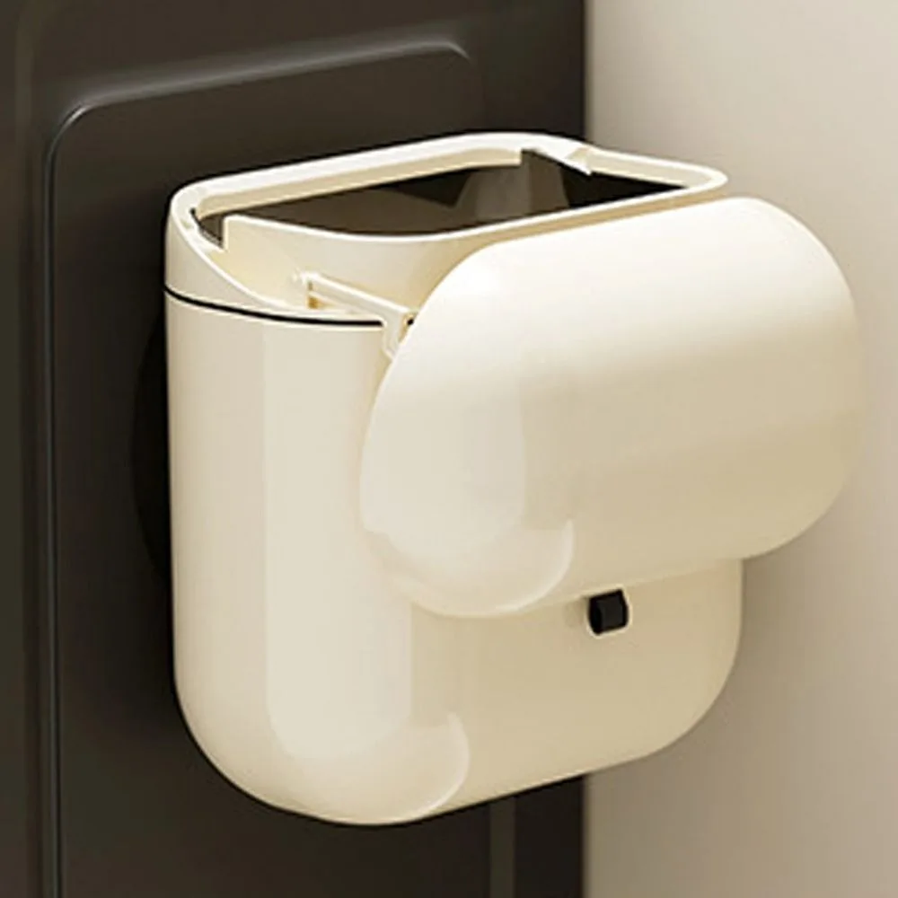 

Кухонный мусорный бак емкостью 9 л/12 л, настенный пластиковый подвесной мусорный бак без сверления с крышкой, мусорная корзина для общежития