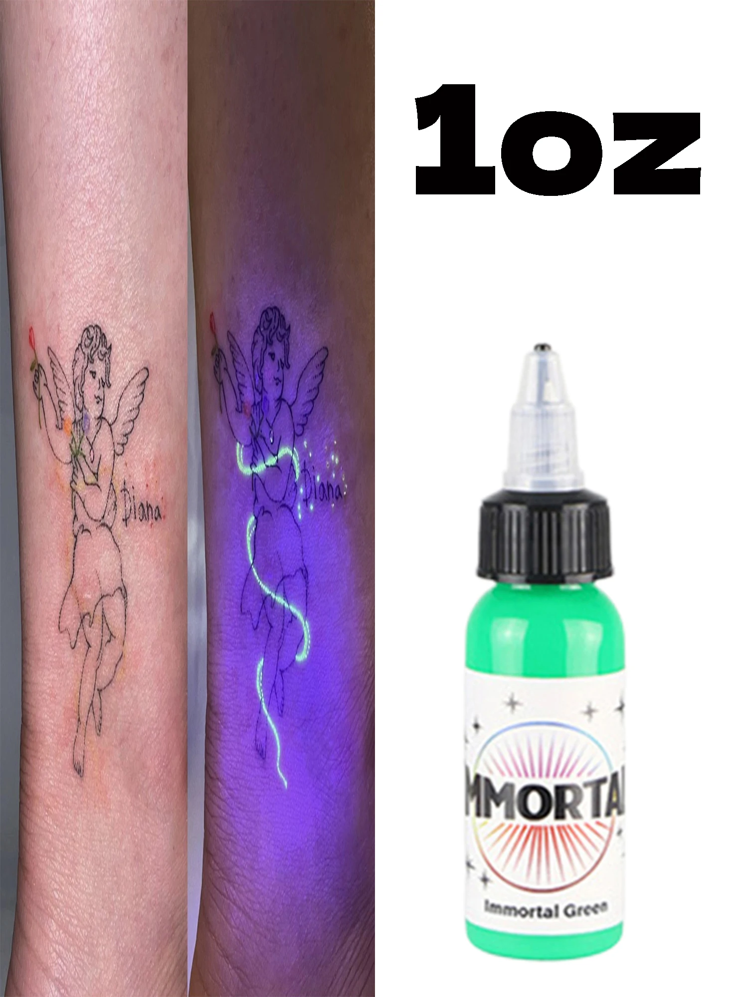 30ml Bottle Professional Fluorescence Tattoo Ink Purple Light Micropigmentation Pigment Uv Ink Tattoo Pigment for Body Painting