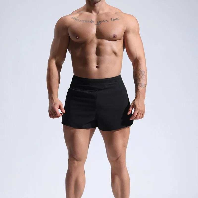 Thin running quick drying sports shorts basketball fitness marathon training cropped pants gym shorts