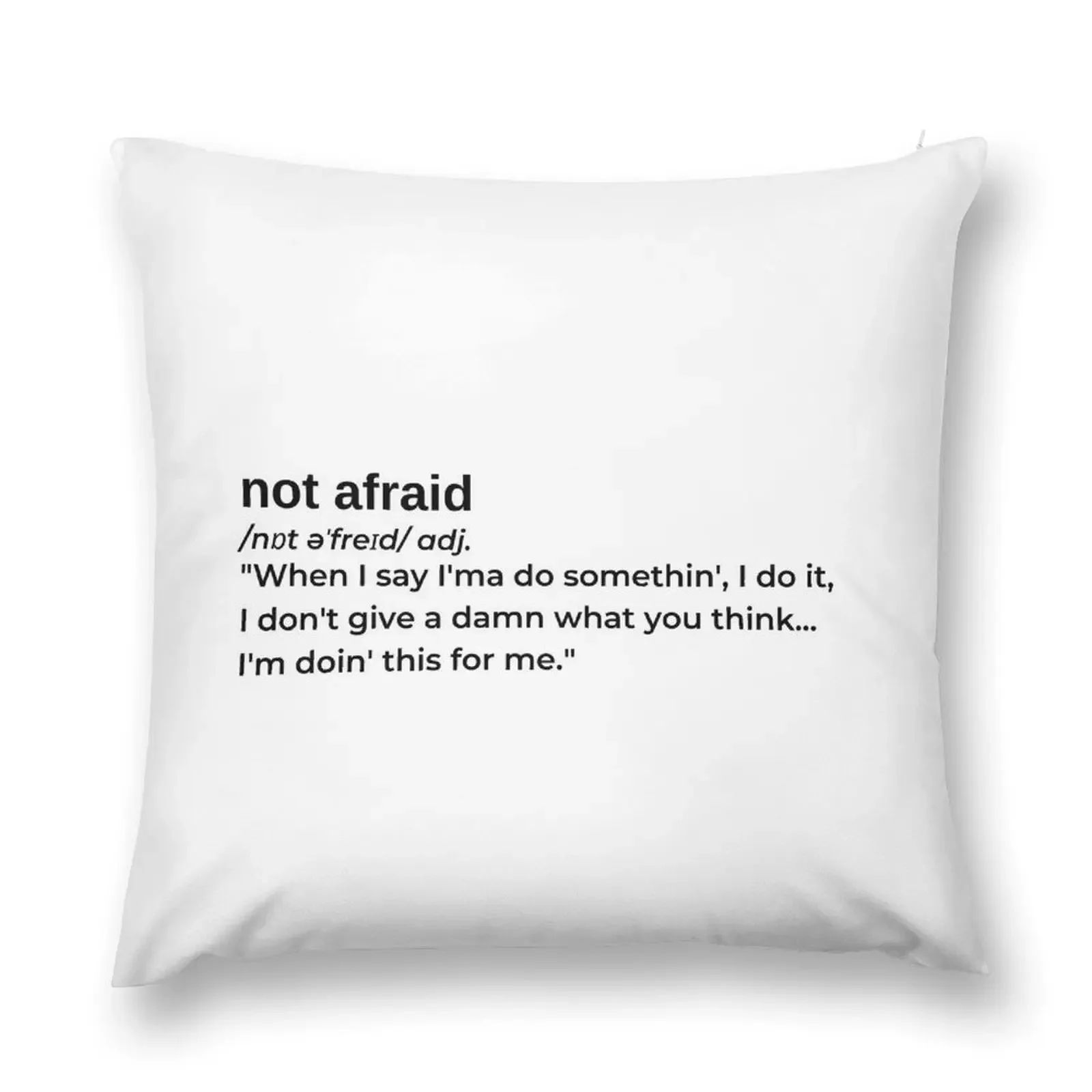 

Not Afraid by Eminem Throw Pillow Decorative pillowcase Luxury Cushion Cover Plaid Sofa Sofa Covers For Living Room pillow