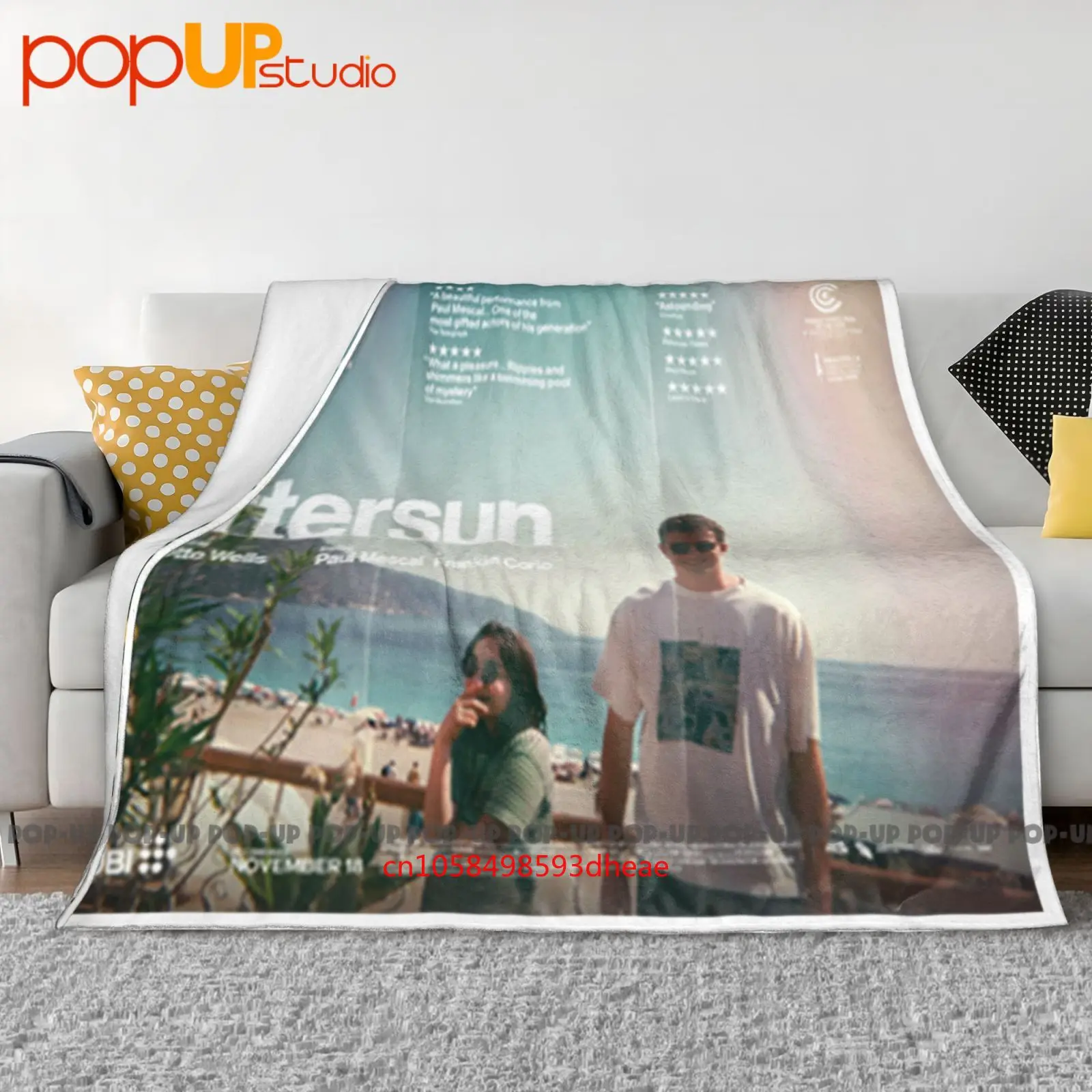 Póster de la película Aftersun Paul Mescal, manta ultrasuave, colcha, funda de sofá de invierno, fundas de cama