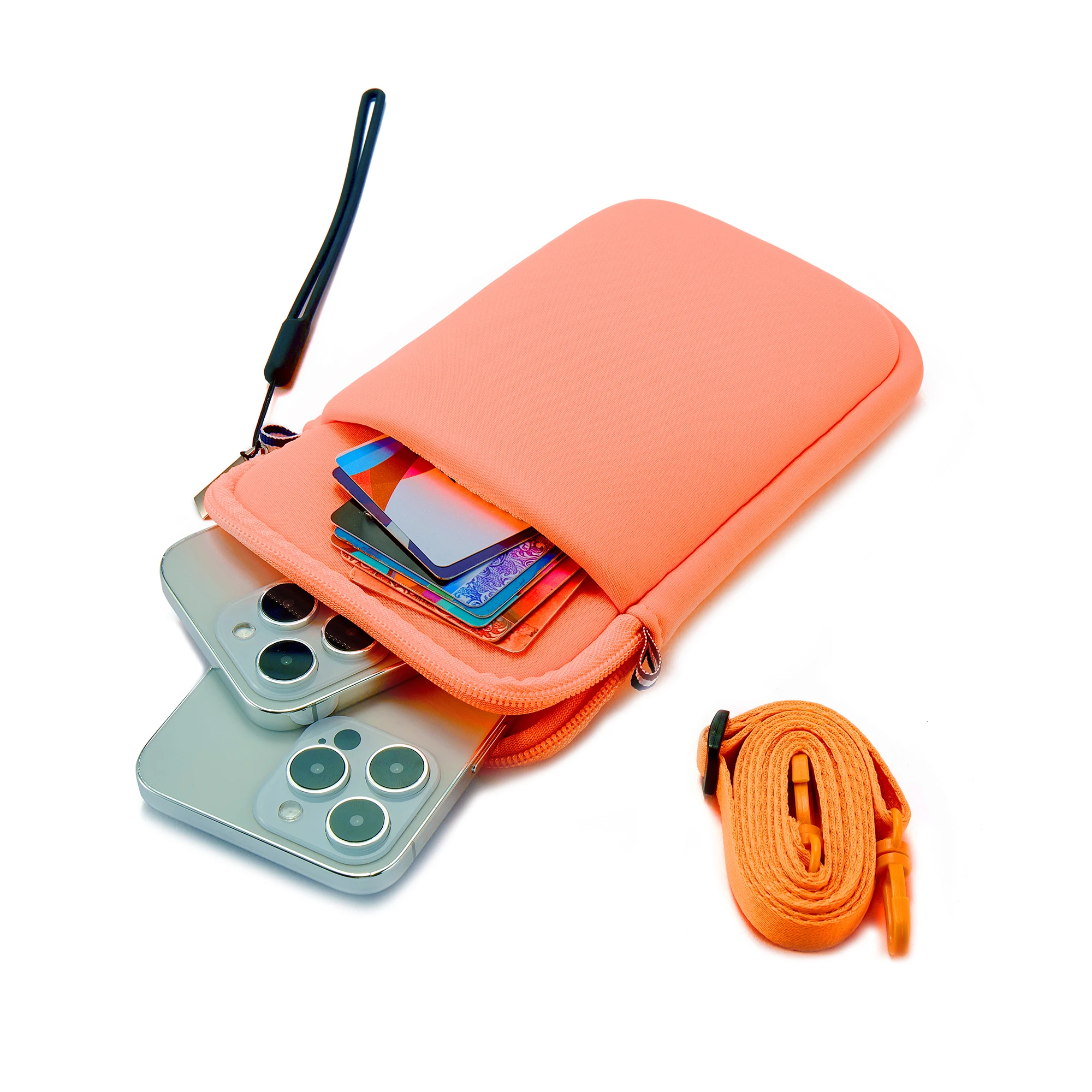 Diagonale Umhängetasche für Mobiltelefone, Handy-Zubehörtasche, Münzbörse, Schlüsseltasche, Kartentasche, Leicht und Geeignet für T – Detail 32