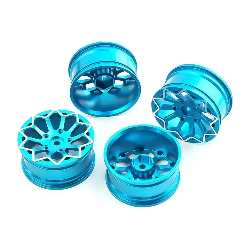 

4 pcs 1 Set Aluminum Alloy Metal Whee Rim Fit HPI HSP RC model 1:10 On-Road Racing Car for HSP94123/94122/94103 D4/D3/CS 5Yall