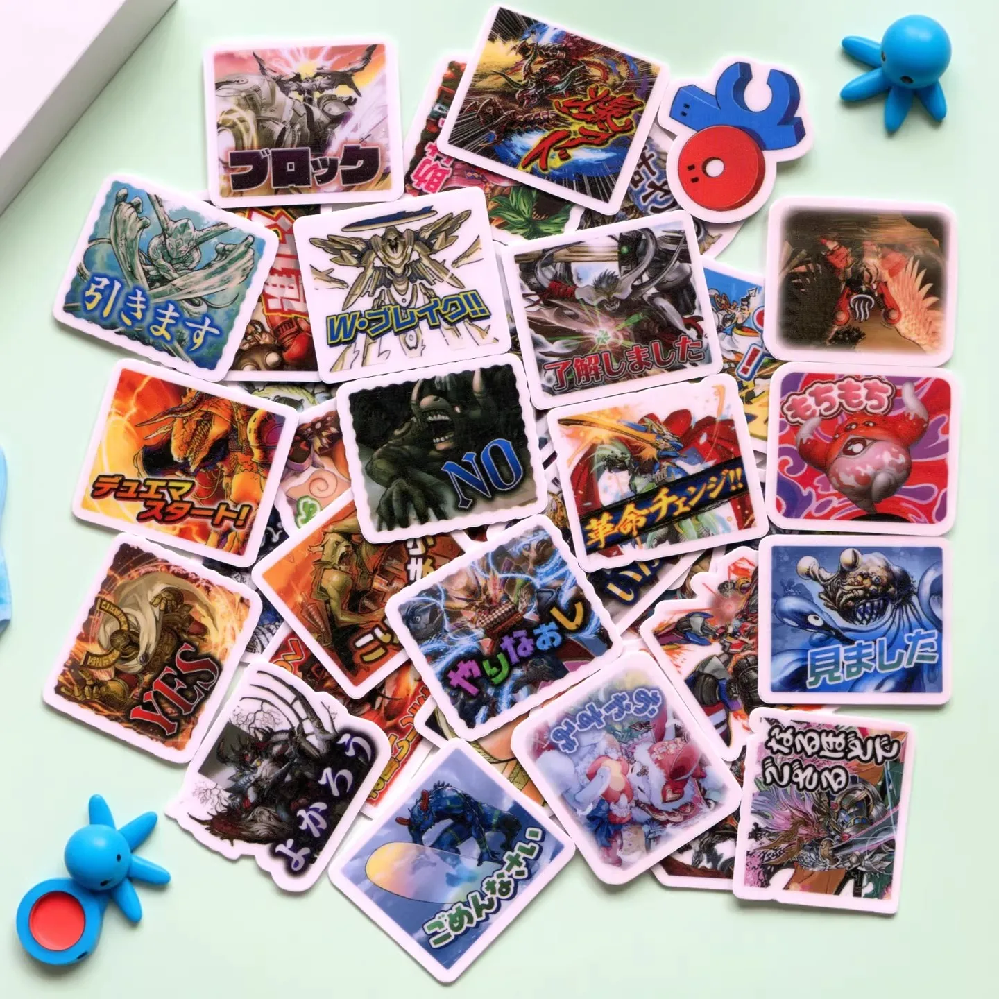 40pcs/pack COOL  ANIME 2-3cm waterproof sticker
