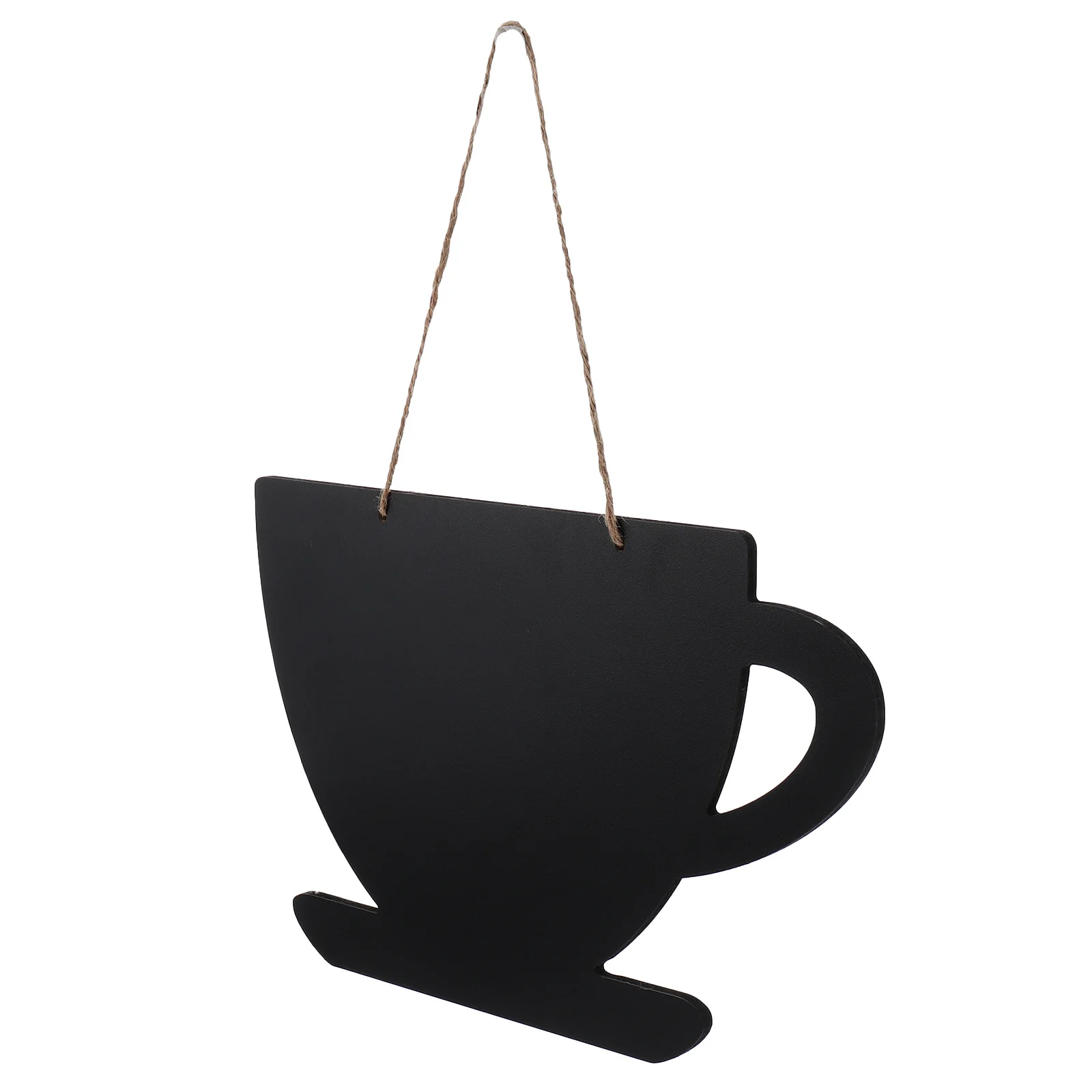 

1pc Hanging Chalkboard Message Board Coffee Shop Restaurant Wooden Display Sign Small Blackboards Lanyard Design For Wall Door