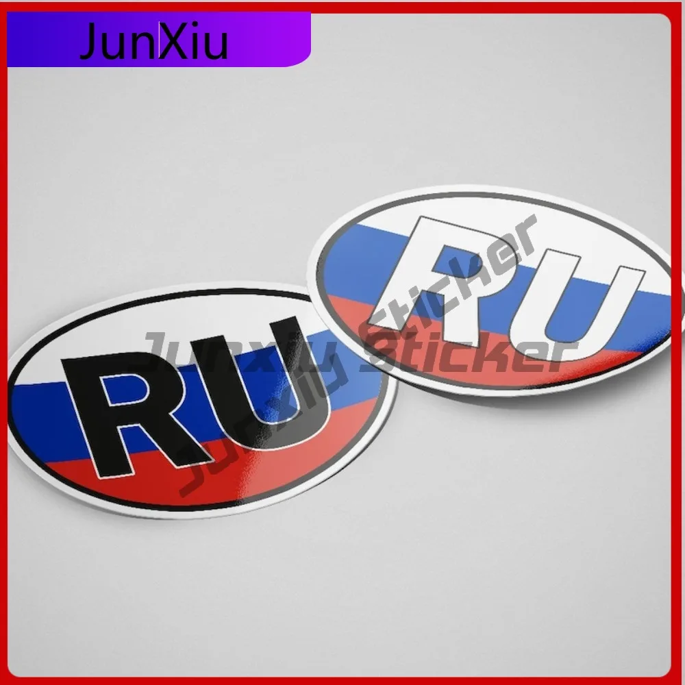 

Russia RUS Sticker Unique Outdoor Safety Warnings Cool Toilet Seat Outdoor Safety Warnings Scratch Resistant Anti UV Car
