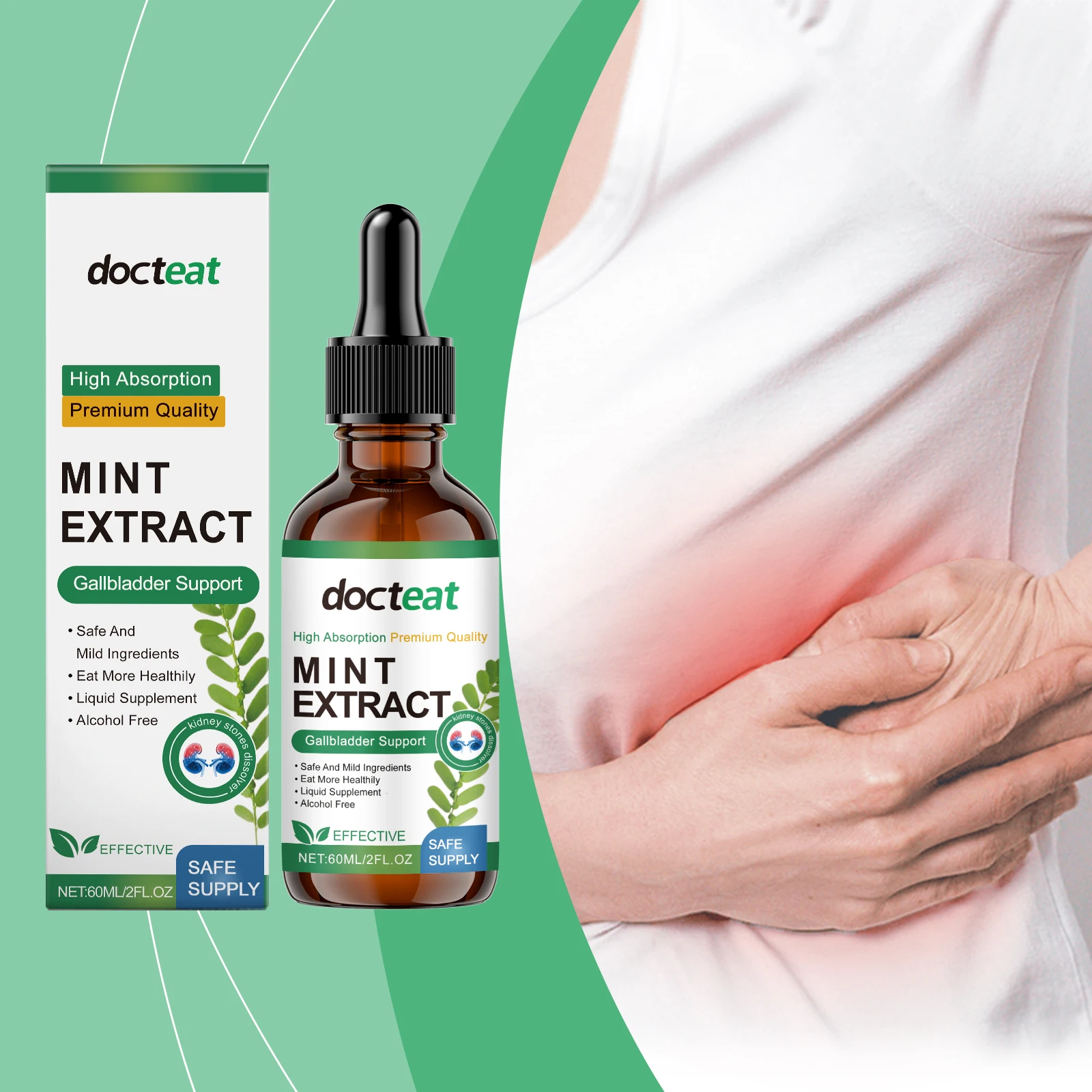 قطرات زيت عطبة الليمون لراحة الجسم اليومية ودعم العافية، مكمل عشبي لطيف، 30 مل