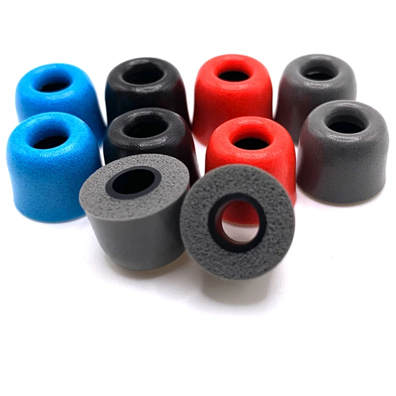 1คู่แยกเสียงรบกวนโฟมจำรูป Eartips T400 4.9มม.รูปทรงเคล็ดลับสำหรับ T2 T3 V30 V80 AS10 X6 P1 ZA เฮดโฟนแบบเสียบหูปลั๊กอุ...