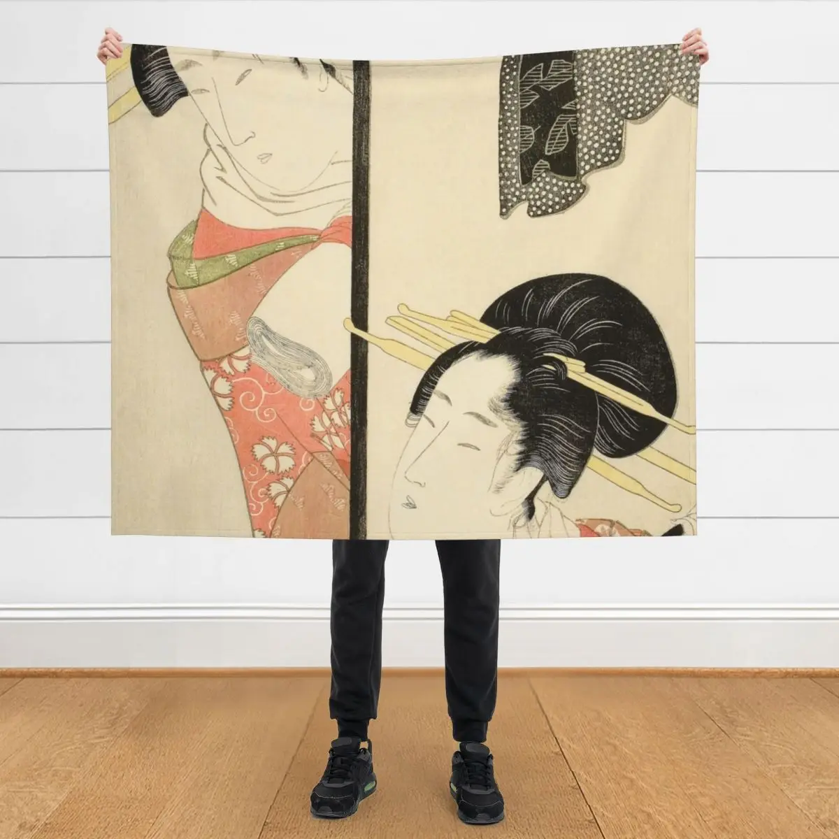 

Одеяло «Час быка» в клетку, большие тяжелые одеяла в стиле аниме