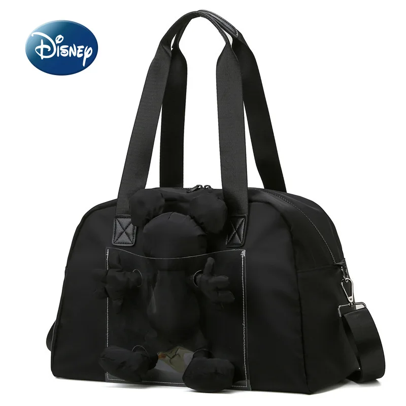 Disney Portable Cartoon Doll Travel Bag, Grande Capacidade, Leve, Esportes, Fitness, Ioga, Mickey, Novo, Tendência de Moda