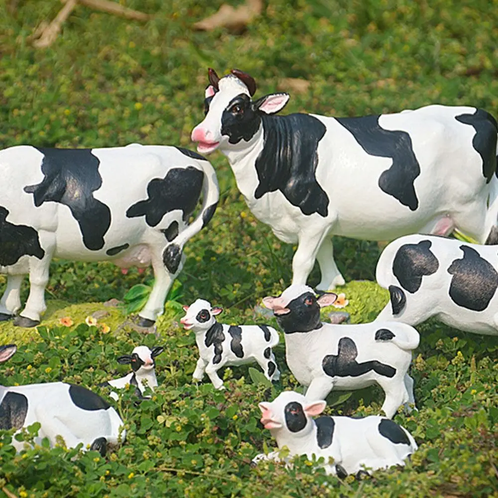 

Creativity Resin Gardening Cow Ornaments Crafts Animal Sculptures Bonsai Cow Decorations Garden Accessories Cow Animal Sculpture