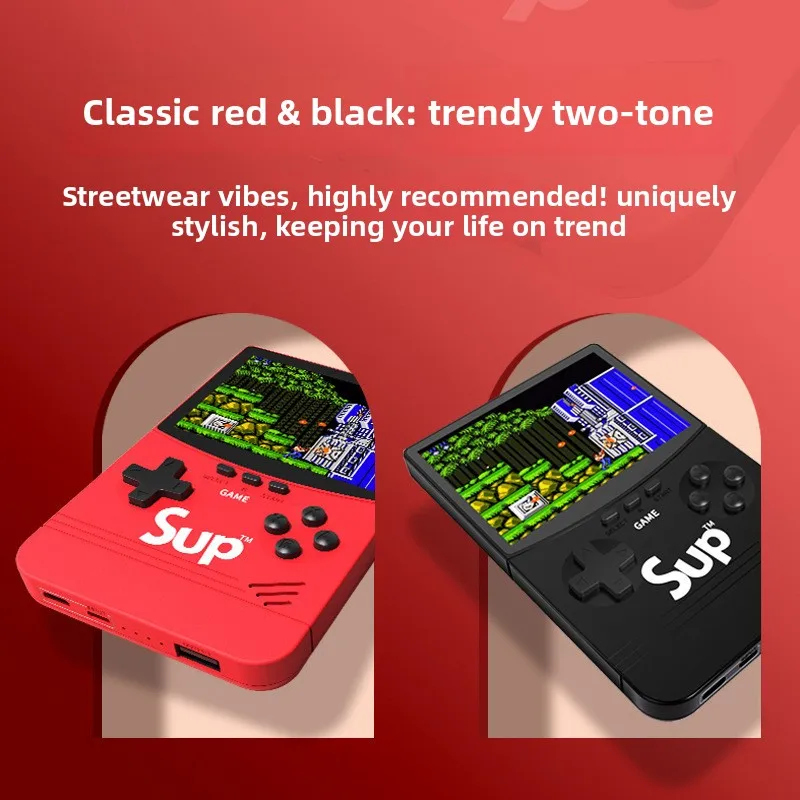 Q9 Handheld Game Console Handheld 500-in-1 Classic Fc Built-in Retro Nostalgic Double Sparring Can Be Connected To TV