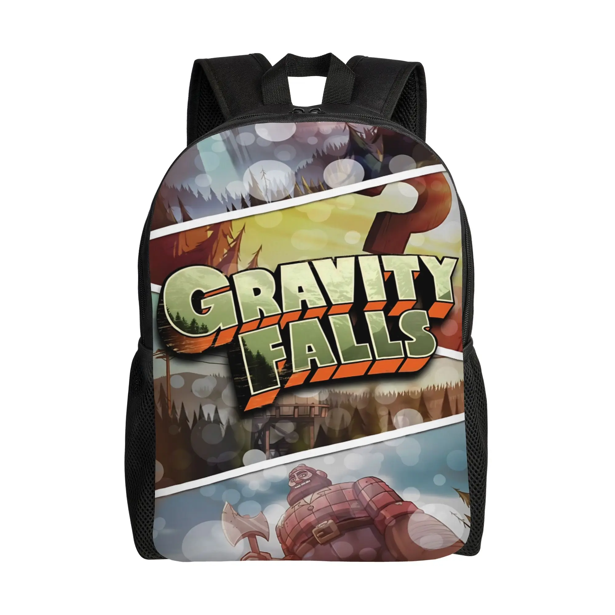 

1PC Backpack Gravity Falls Daypack adventure time Cool Camping Retro Washable Rucksack