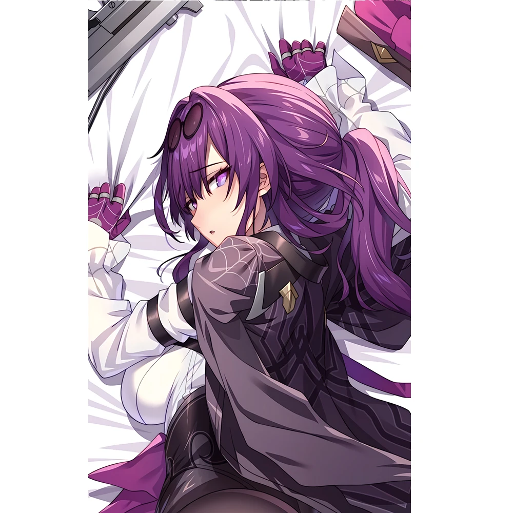 Honkai Star Rail Kafka Cosplay Dakimakura Hugging Body Taie d'oreiller, Jeu d'anime japonais, Juste de coussin