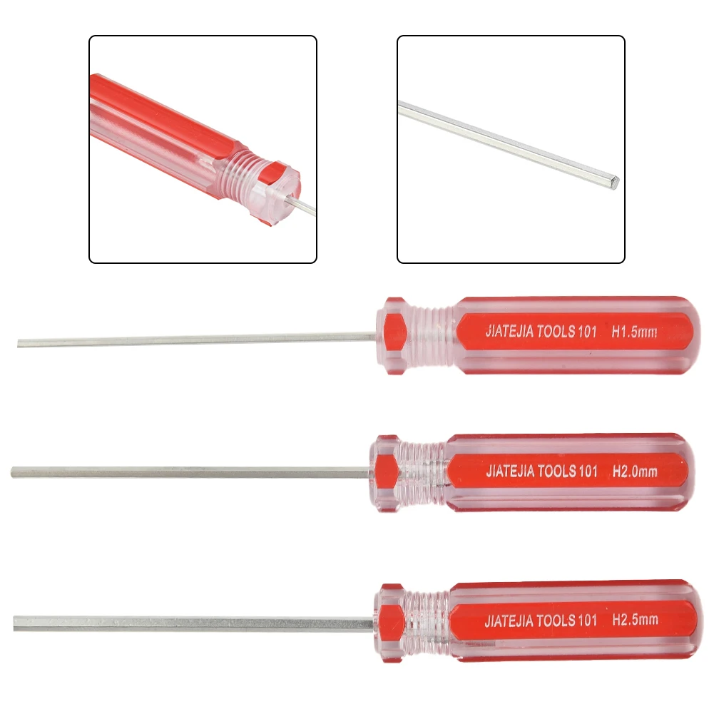 Flat Head Hex Screwdriver For General Electronics Maintenance Tasks With 1.5mm 2.0mm 2.5mm 3.0mm 4.0mm 5.0mm 6.0mm Size Options